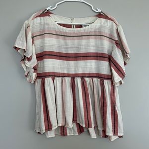 American Eagle striped top, size S